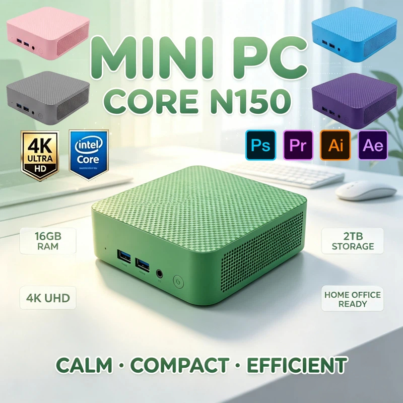 Pc Gaming Editing - Colorful Portable Mini PC Intel N150