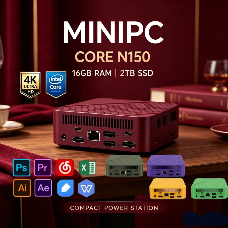 Pc Gaming Editing - Colorful Mini PC Intel Celeron N150