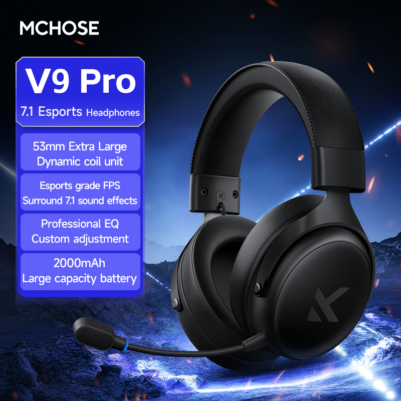 Pc Gaming Earphones - MCHOSE V9 Pro Headset with Microphone