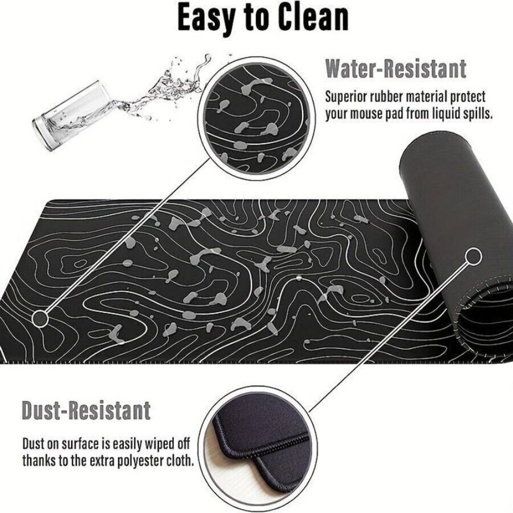 Professional Gaming Topographi - Gaming Desk Mat 评论和价格