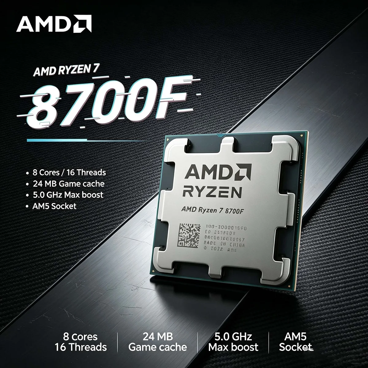 AMD R7 8700F Ryzen 7 8700F CPU - Amd Cpu Ryzen 7 评论和价格