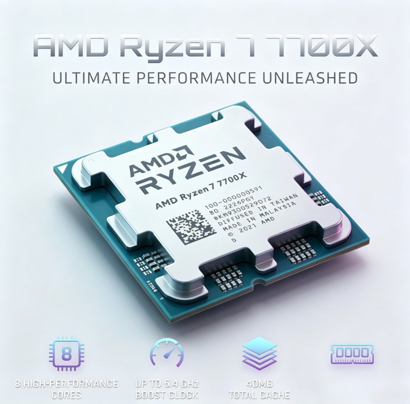 AMD Ryzen 7 7700X CPU, R7 7700 - Amd Cpu Ryzen 7 评论和价格