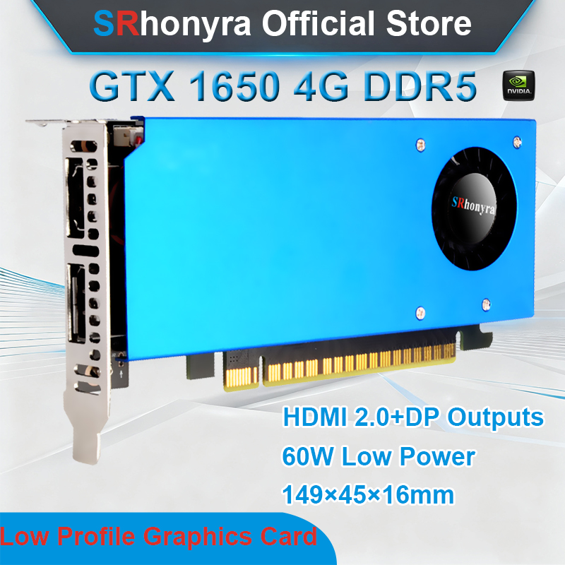 SRhonyra GTX 1650 4GB Low Prof - Pc Gaming Gtx 1650 评论和价格