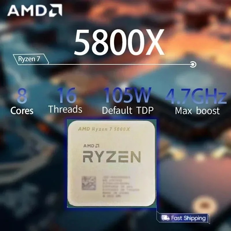 AMD Ryzen 7 5800X 7nm Gaming E - Amd Cpu Ryzen 7 评论和价格