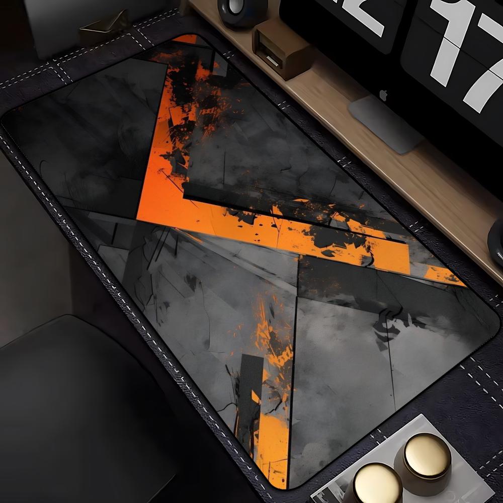 Black Orange Crack Geometric L - Pc Gaming Orange 评论和价格