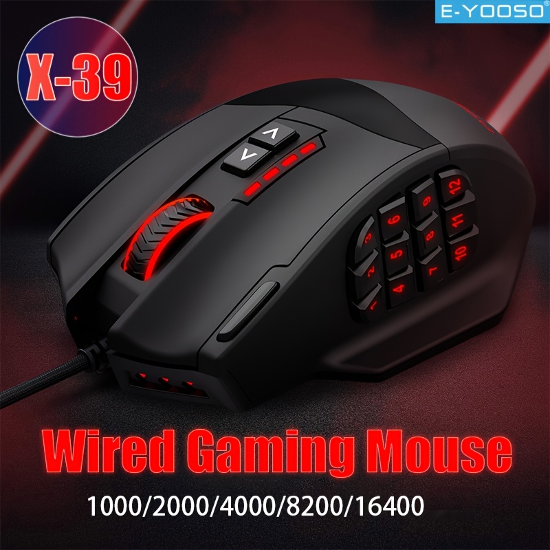 E-YOOSO RGB Wired Gaming Mouse - Pc Gaming Editing 评论和价格
