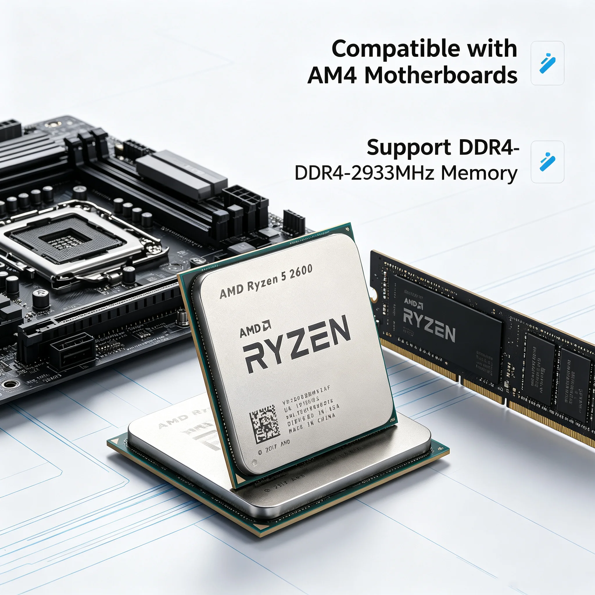 Universal AM4 Socket Processor - Pc Gaming Entry Level 评论和价格