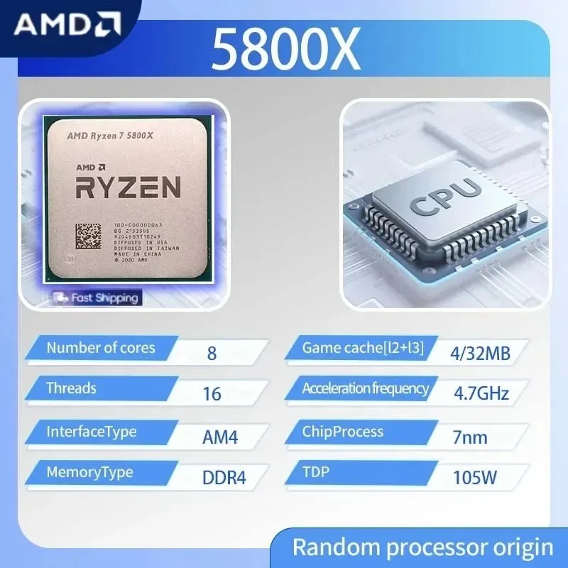 AMD 3.8 16-Threads, Processor  - Amd Cpu Ryzen 7 评论和价格