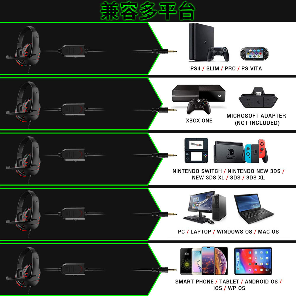 3.5mm Wired Gaming Headphones  - Pc Gaming Earphones 评论和价格