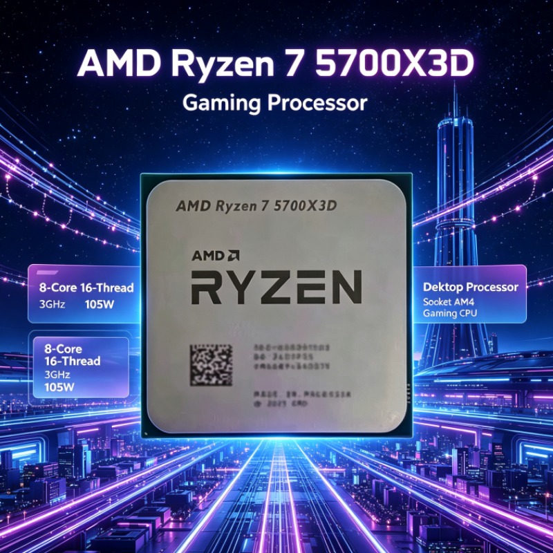 AMD Ryzen 7 5700X3D Desktop CP - Amd Cpu Ryzen 7 评论和价格