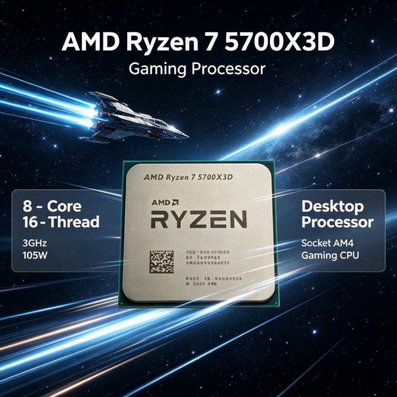 AMD Ryzen 7 5700X3D Desktop CP - Amd Cpu Ryzen 7 评论和价格