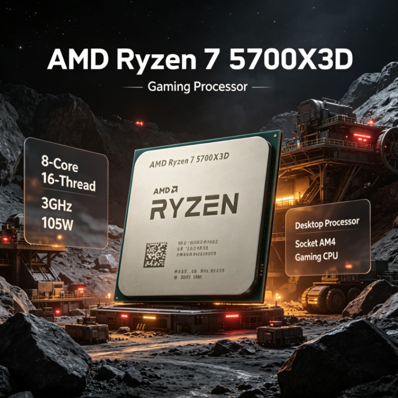 AMD Ryzen 7 5700X3D Desktop CP - Amd Cpu Ryzen 7 评论和价格