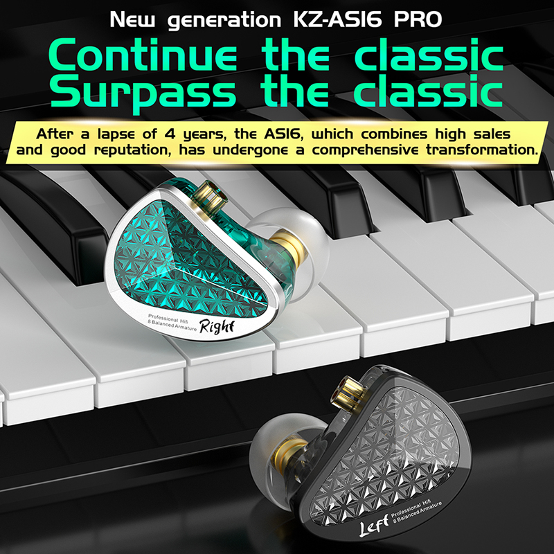 KZ AS16 Pro In Ear Wired Earph - Pc Gaming Earphones 评论和价格