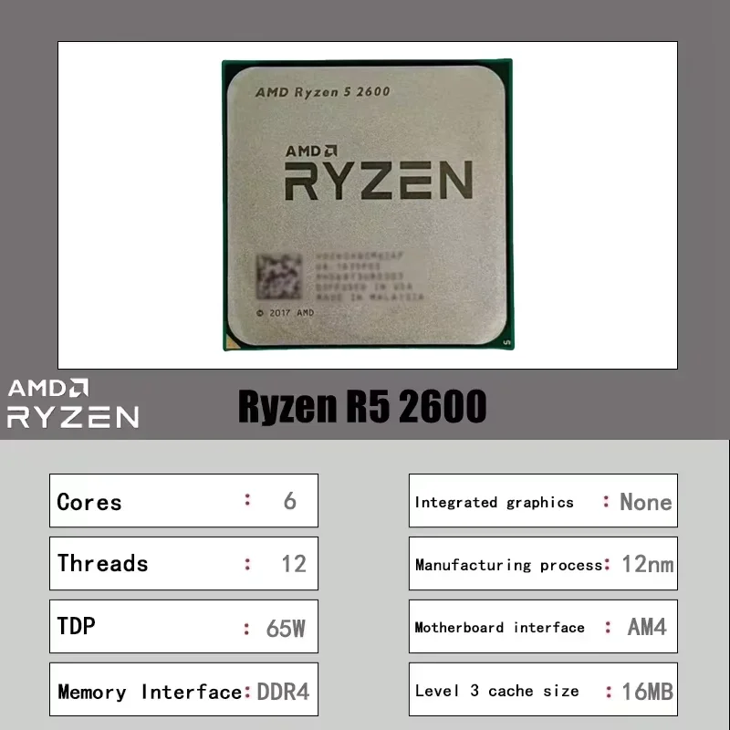 AMD Ryzen 5 2600 Entry Level D - Pc Gaming Entry Level 评论和价格