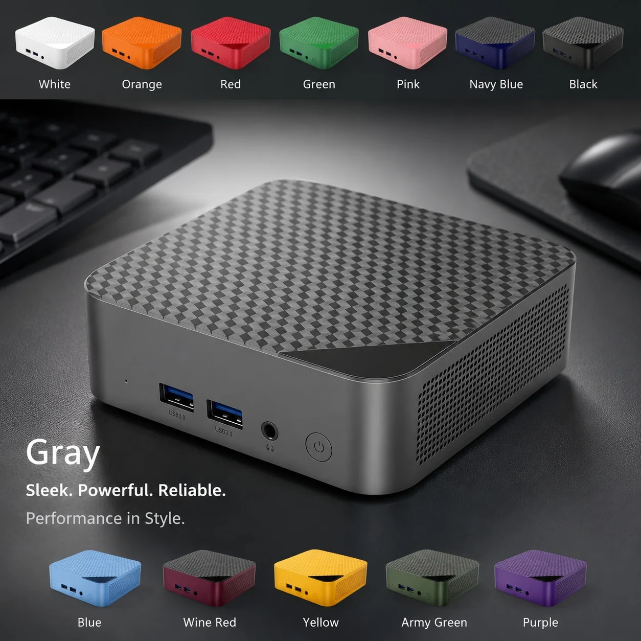 Gray Portable Mini PC Intel Ce - Pc Gaming Editing 评论和价格