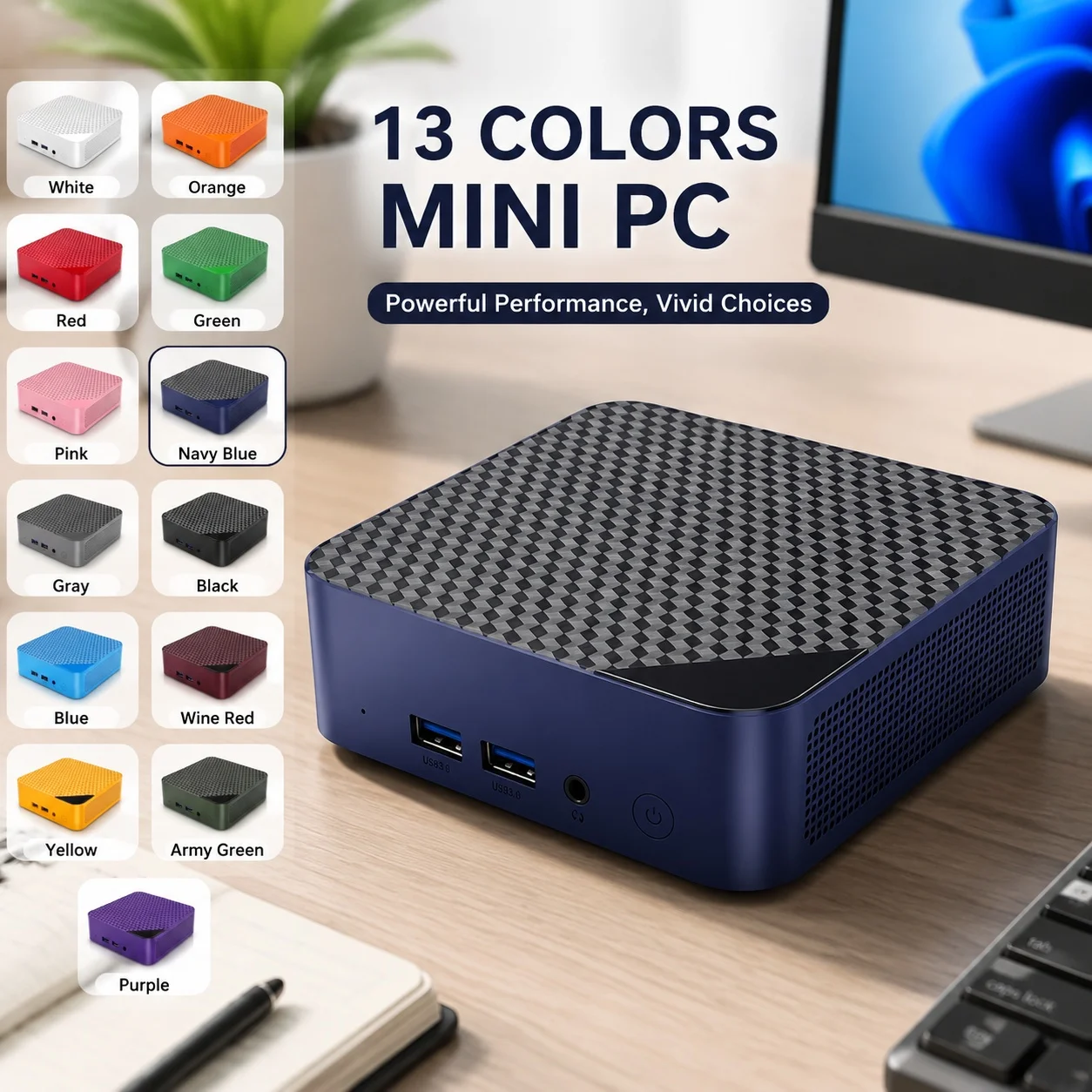 Gray Portable Mini PC Intel Ce - Pc Gaming Editing 评论和价格