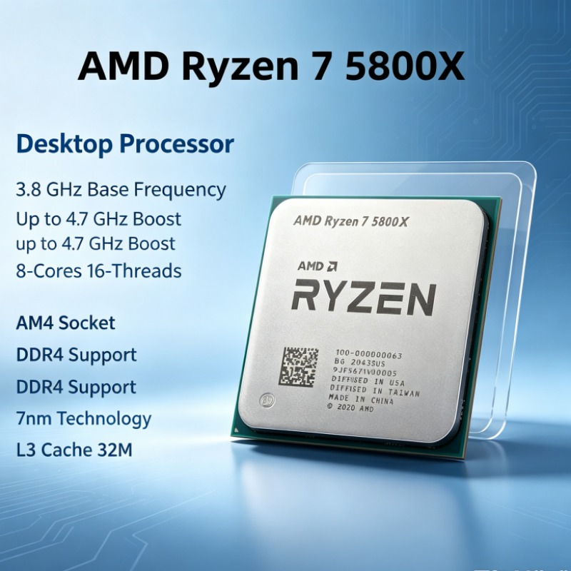 AMD Ryzen 7 5800X R7 5800X AM4 - Amd Cpu Ryzen 7 评论和价格