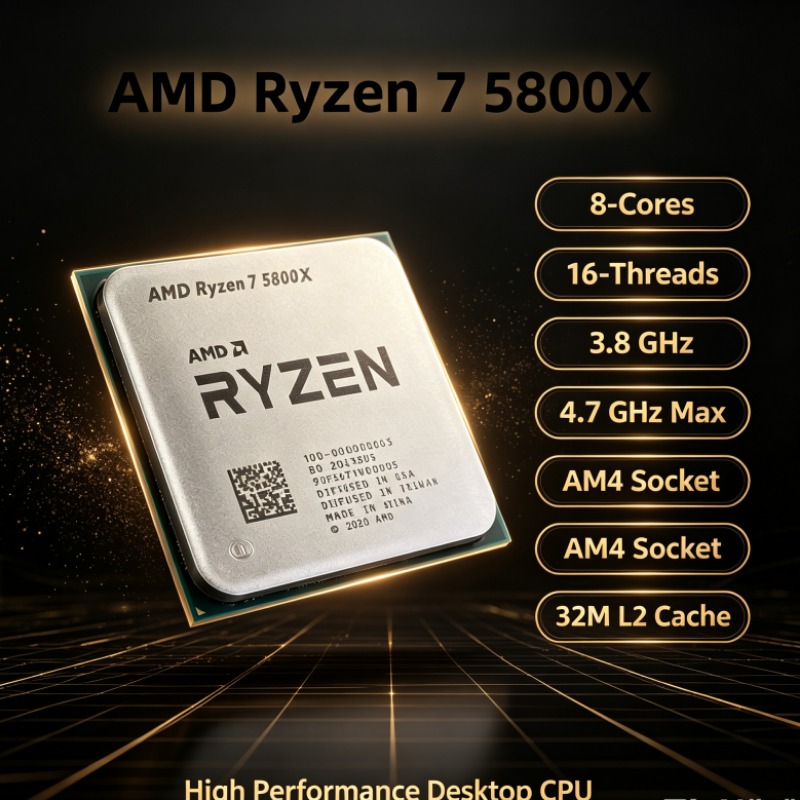 AMD Ryzen 7 5800X R7 5800X AM4 - Amd Cpu Ryzen 7 评论和价格