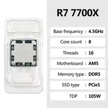 AMD Ryzen 7 7700X R7 7700X 8 C - Amd Cpu Ryzen 7 评论和价格