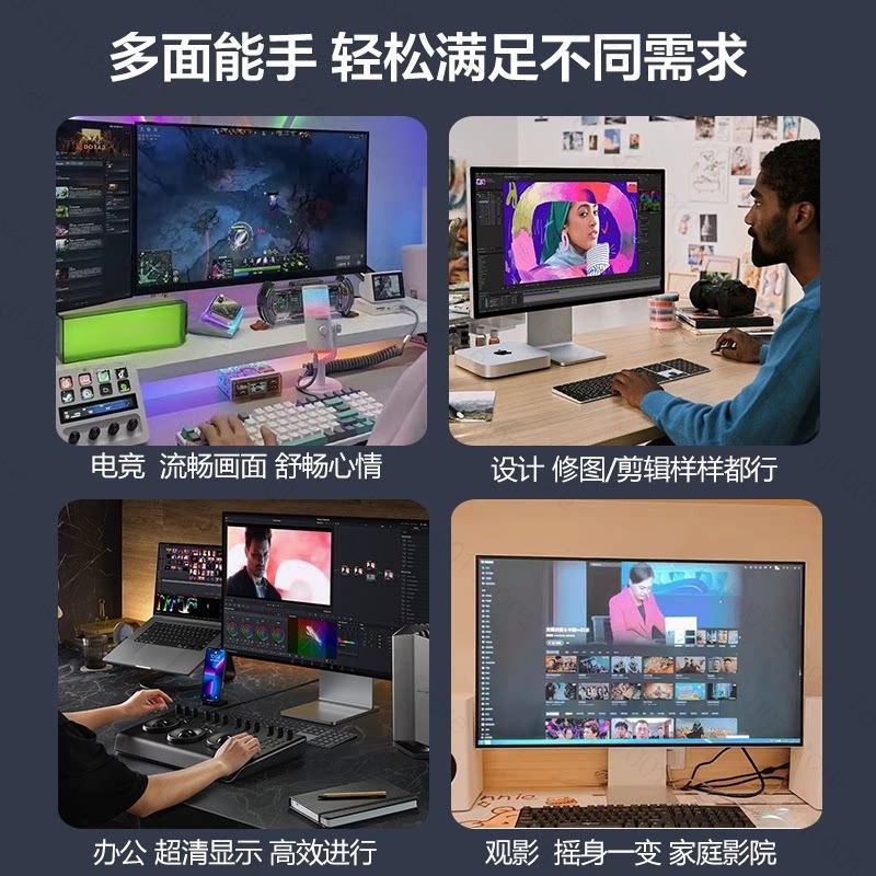 27 Inch 4K 144Hz Monitor HDR60 - Pc Gaming Editing 评论和价格