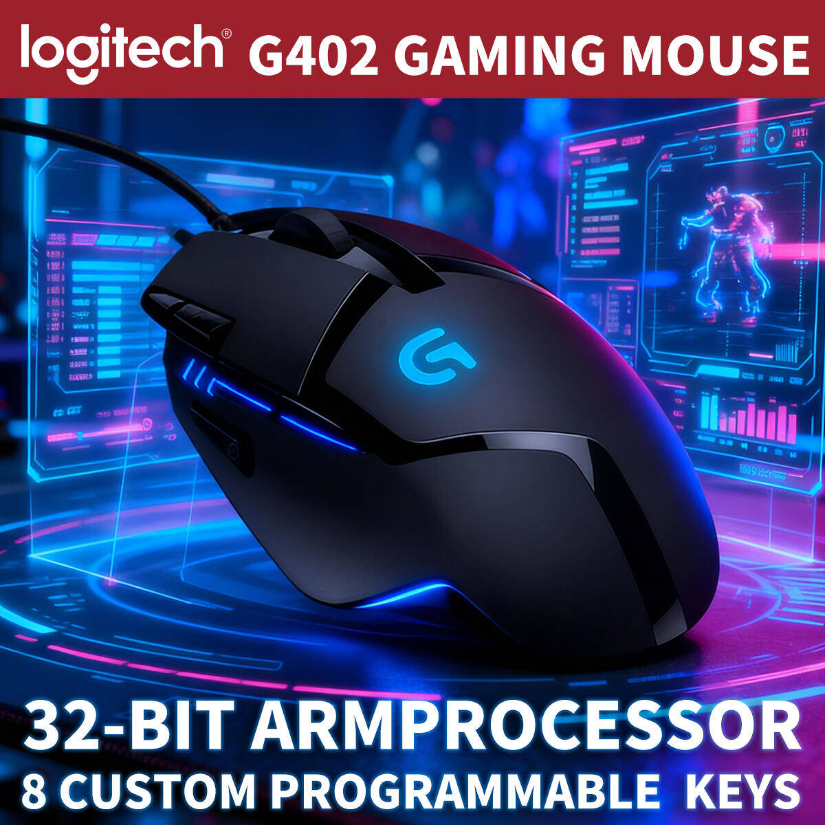 Logitech G402 Hyperion Fury Ga - Pc Gaming Entry Level 评论和价格