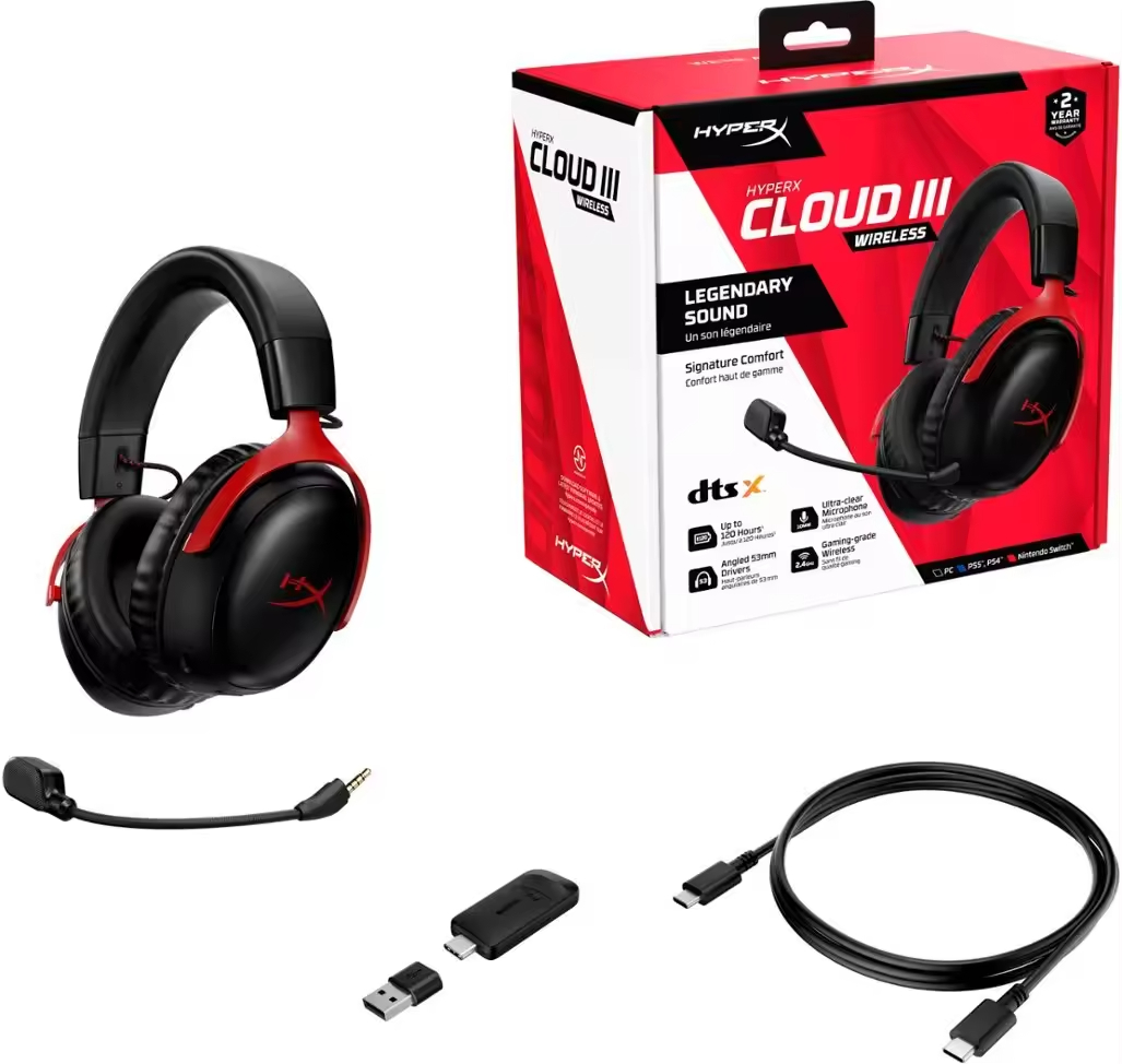 HyperX Cloud 3 77Z46AA 77Z45AA - Pc Gaming Earphones 评论和价格