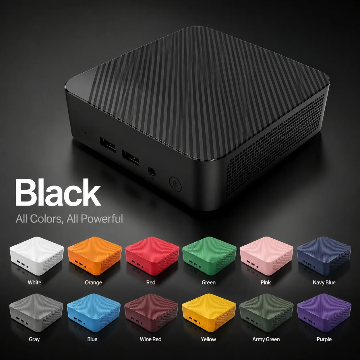 Navy Blue Portable Mini PC Int - Pc Gaming Editing 评论和价格