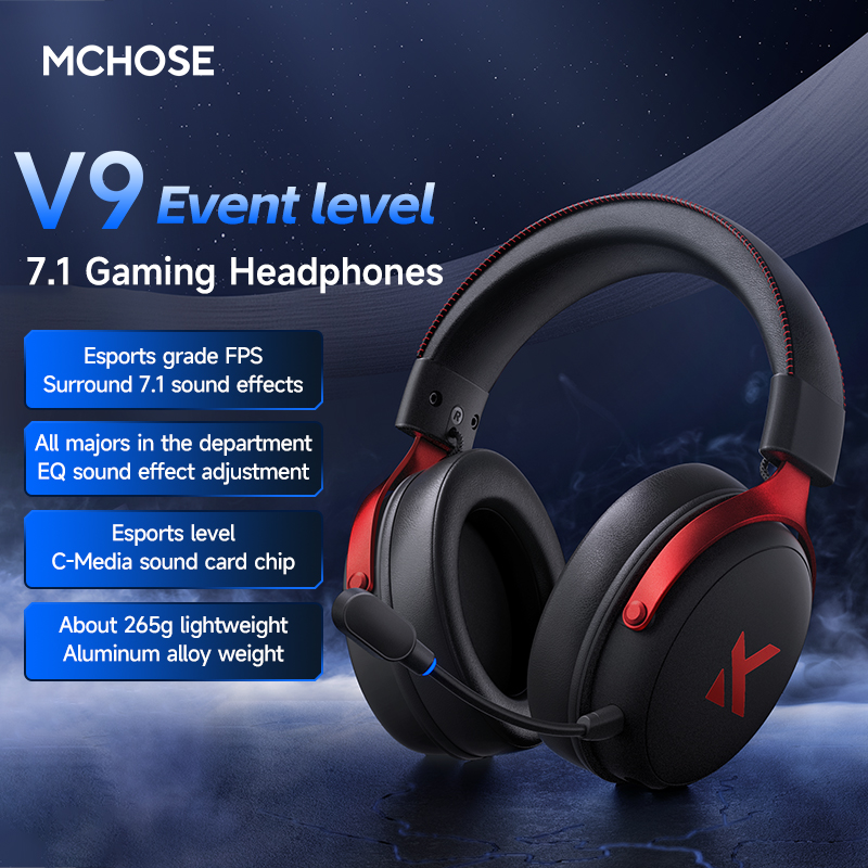 MCHOSE V9 Pro Headset with Mic - Pc Gaming Earphones 评论和价格