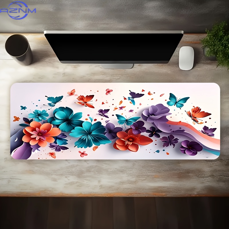 1pc Large Gaming Desk Mat Comp - Pc Gaming Orange 评论和价格