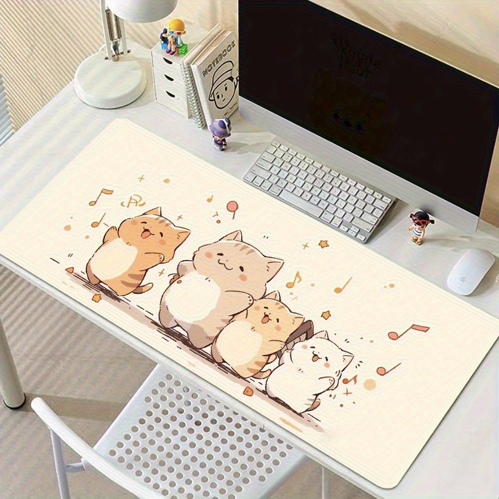 Large Orange Cat Mouse Pad, Mu - Pc Gaming Orange 评论和价格