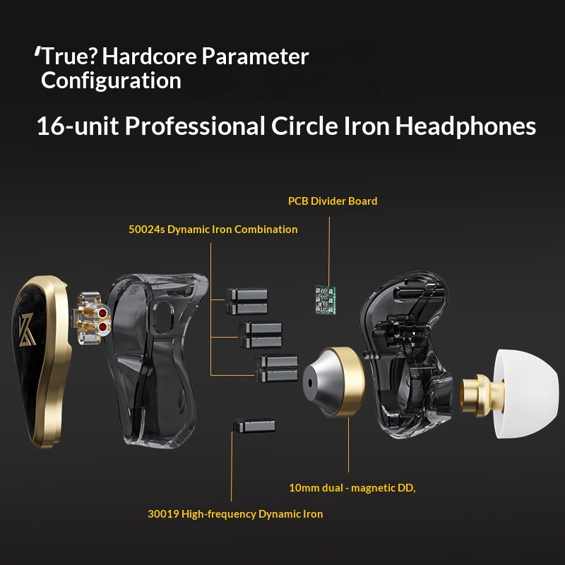 KZ ZAS Metal Wired Earphone 16 - Pc Gaming Earphones 评论和价格