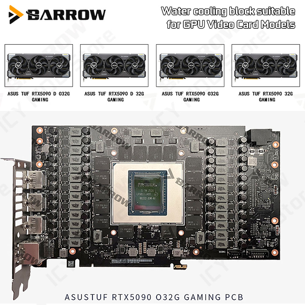 Barrow Display Card Water Cool - Pc Gaming Rtx 5090 评论和价格