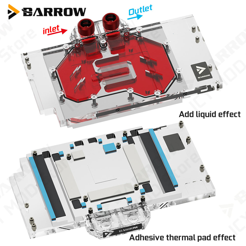 Barrow Display Card Water Cool - Pc Gaming Rtx 5090 评论和价格