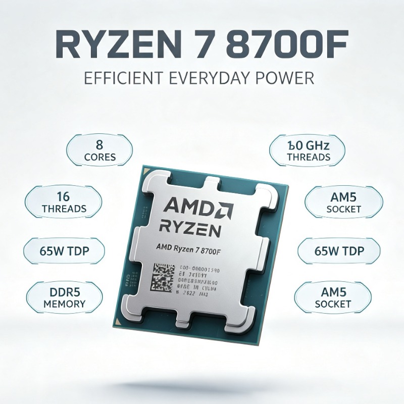 Ryzen 7 8700F Processor 4NM Ma - Amd Cpu Ryzen 7 评论和价格