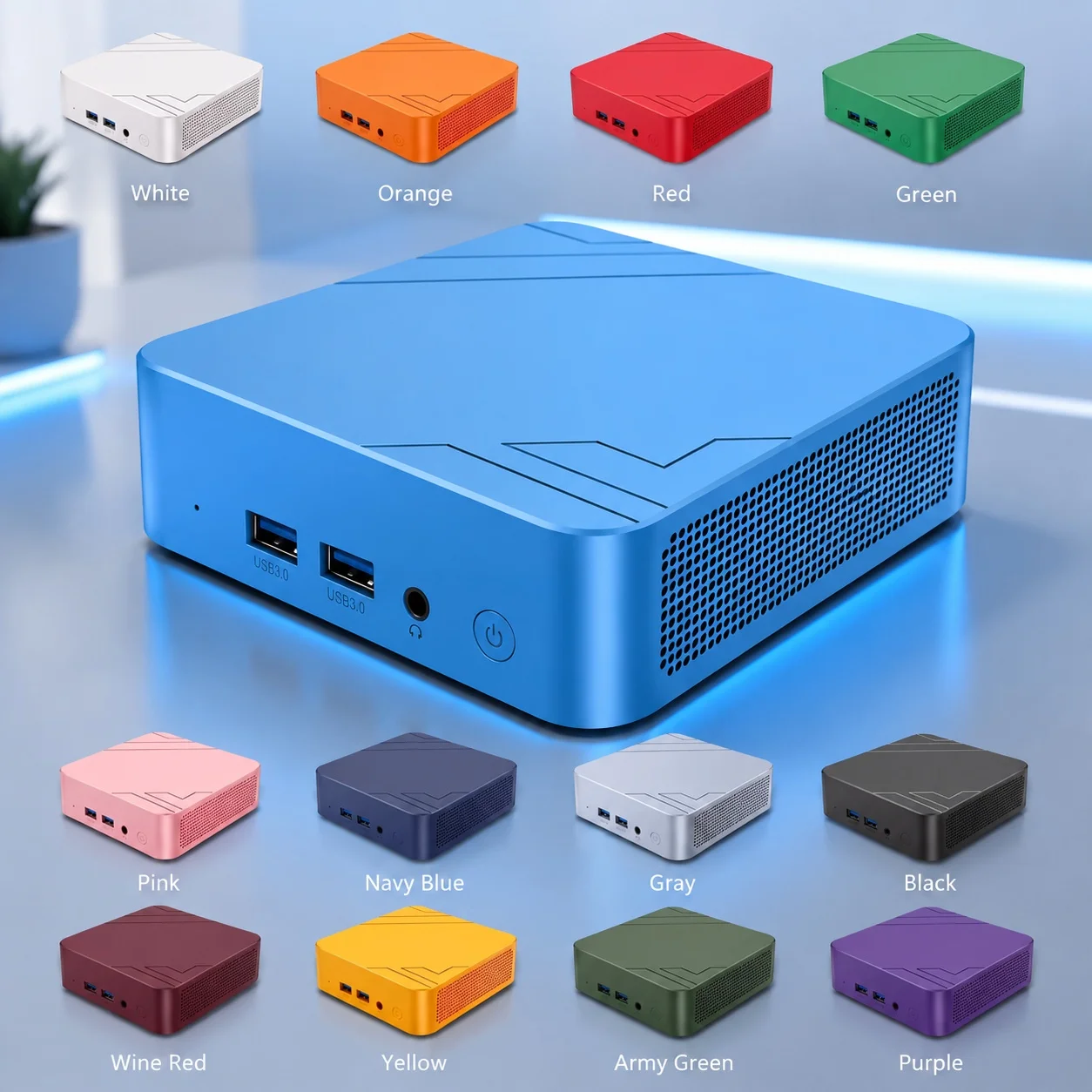 Color Collection Mini PC Intel - Pc Gaming Editing 评论和价格