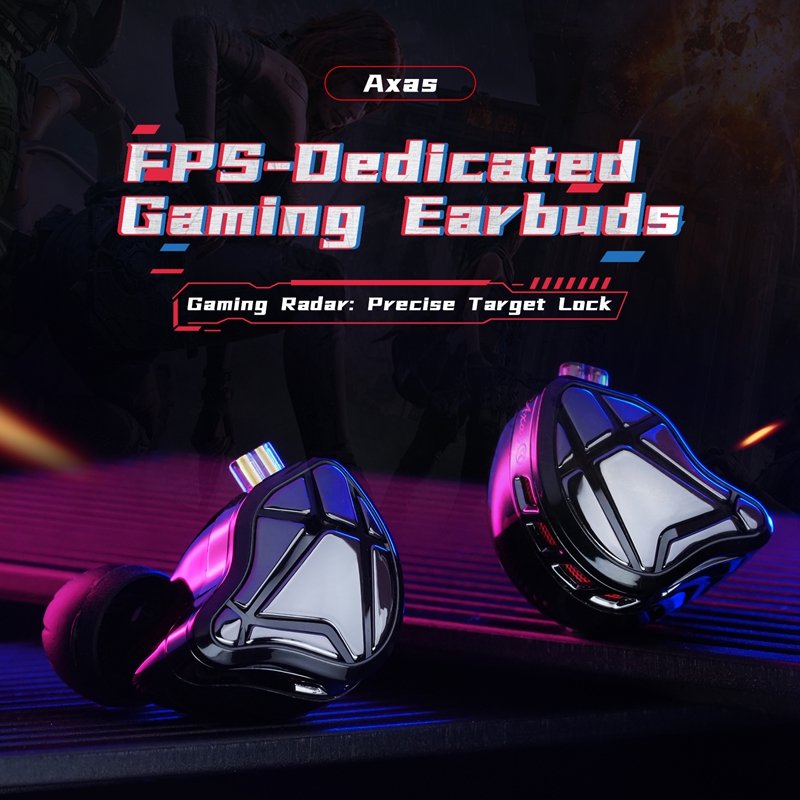  KZ Axas FPS Gaming IEM Headp - Pc Gaming Earphones 评论和价格